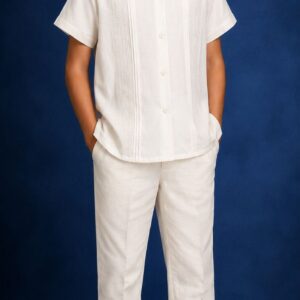 MODELO GUAYABERA LISA COMUNION (7003)